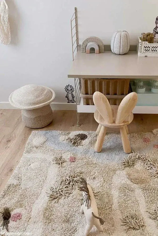 Blue Almonds Ltd Basket Baby Mushroom Lorena Canals