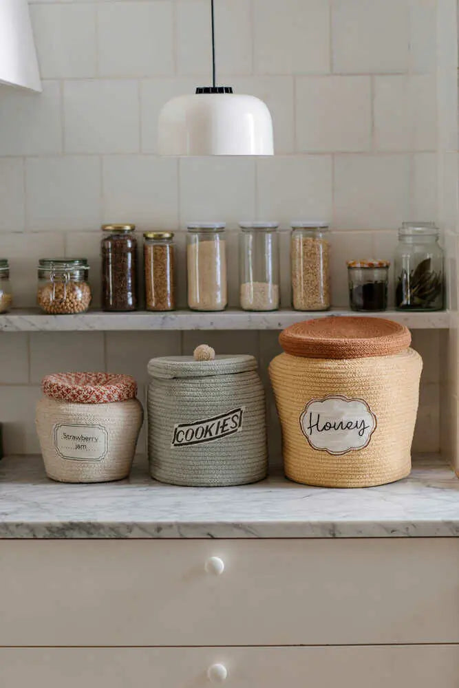 Blue Almonds Ltd Basket Honey Pot Lorena Canals
