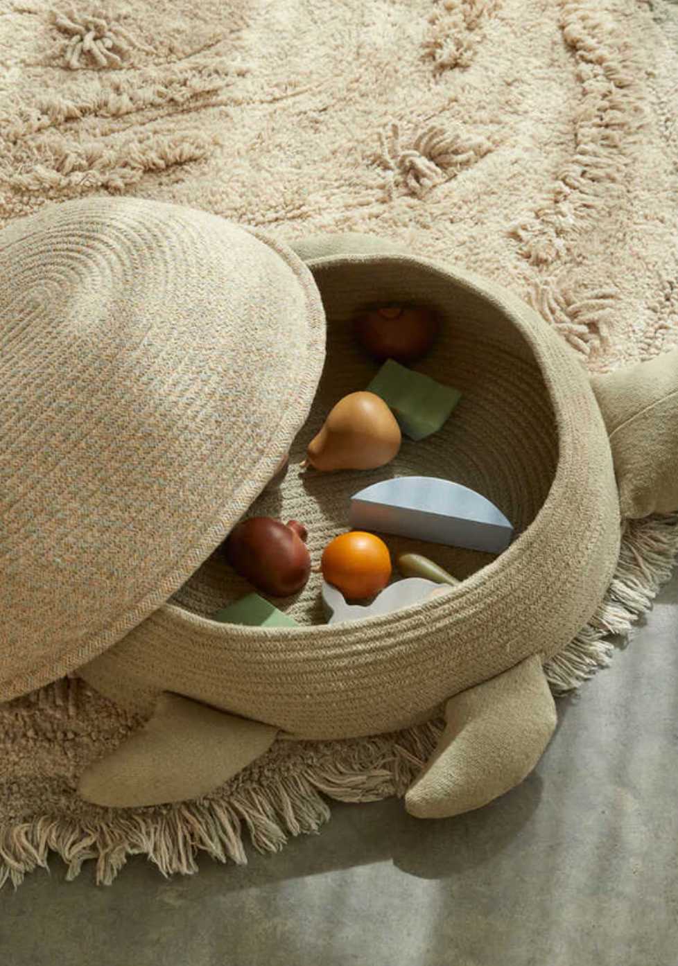 Blue Almonds Ltd Basket Mama Turtle Lorena Canals