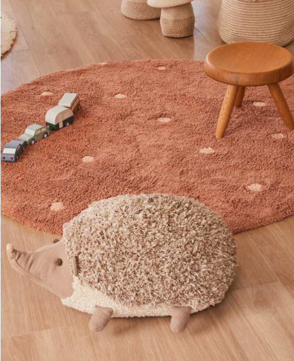 Blue Almonds Ltd Floor Cushion Hedgehog Lorena Canals