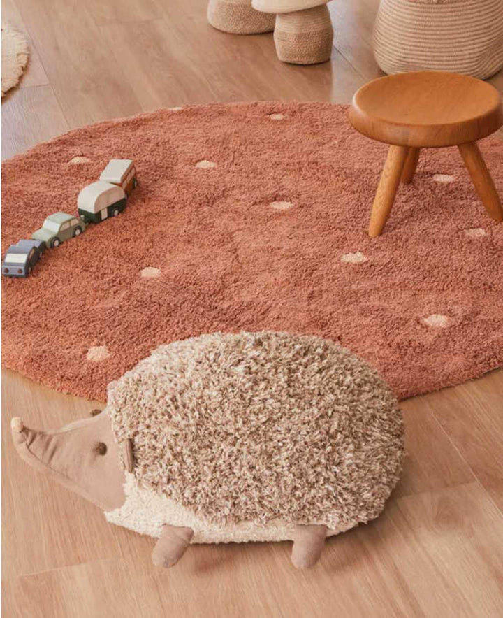 Blue Almonds Ltd Floor Cushion Hedgehog Lorena Canals