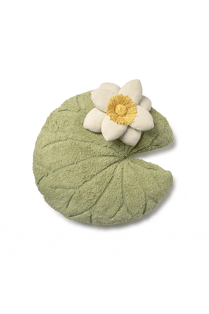 Blue Almonds Ltd Floor Cushion - Water Lily Lorena Canals
