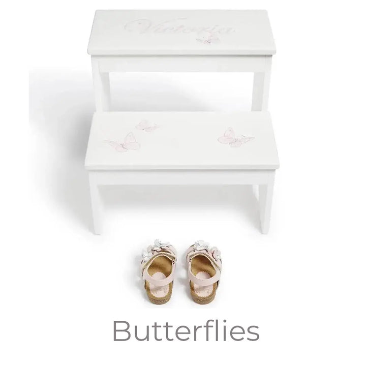 Blue Almonds Ltd Personalised Hand-Painted Steps LUI & LEI Interiors