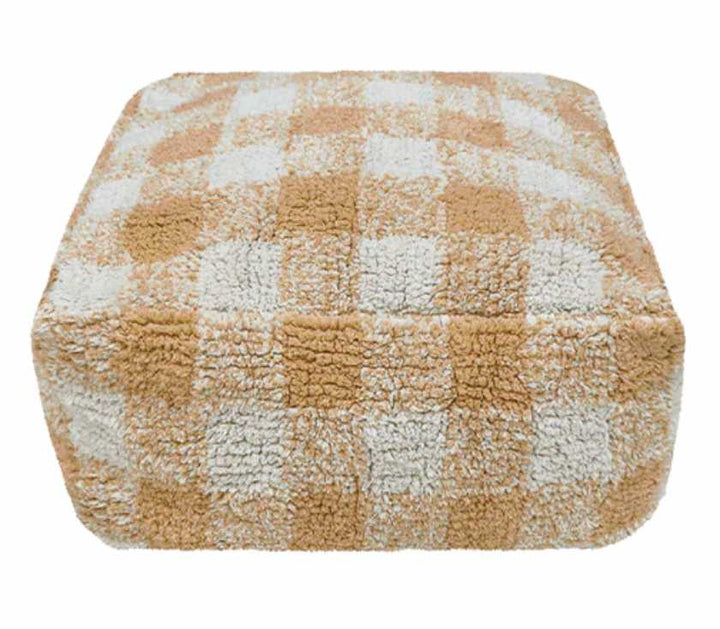 Blue Almonds Ltd Pouffe "vichy' honey Lorena Canals