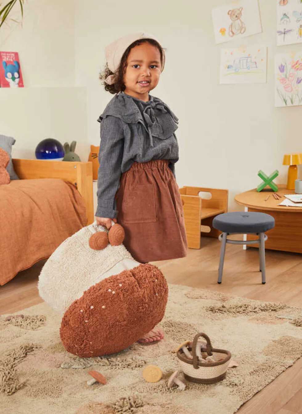 Blue Almonds Ltd Pouffe "boletus" Lorena Canals