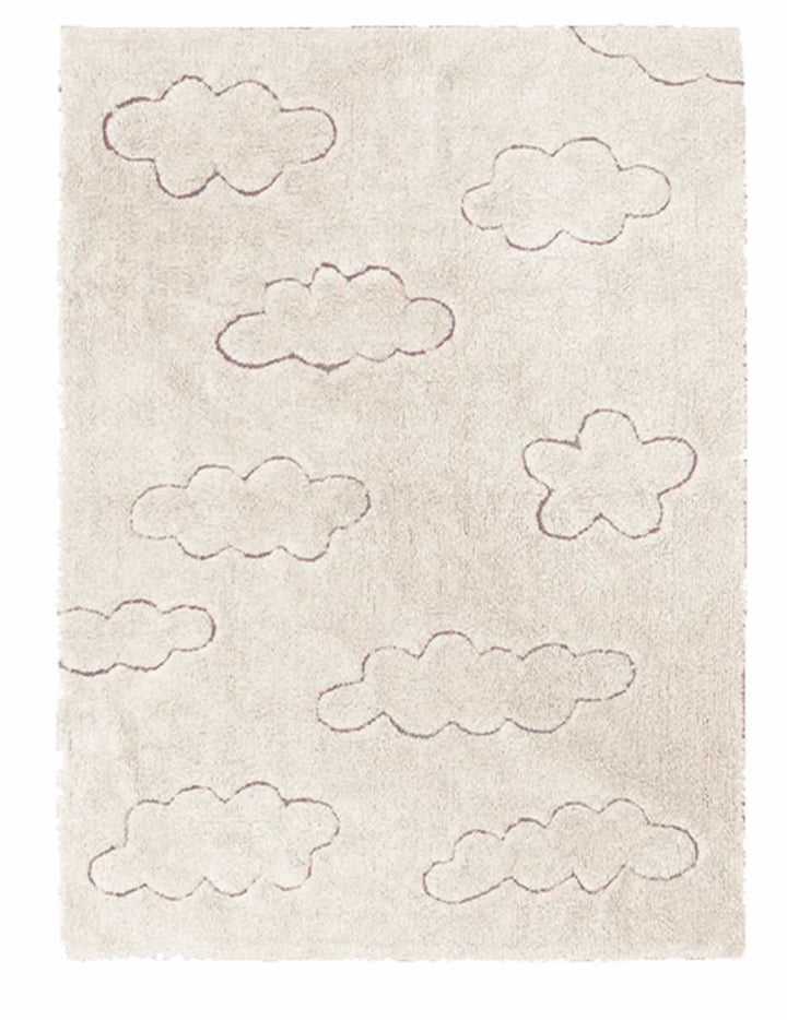 Blue Almonds Ltd Rugcycled washable rug "clouds" Lorena Canals