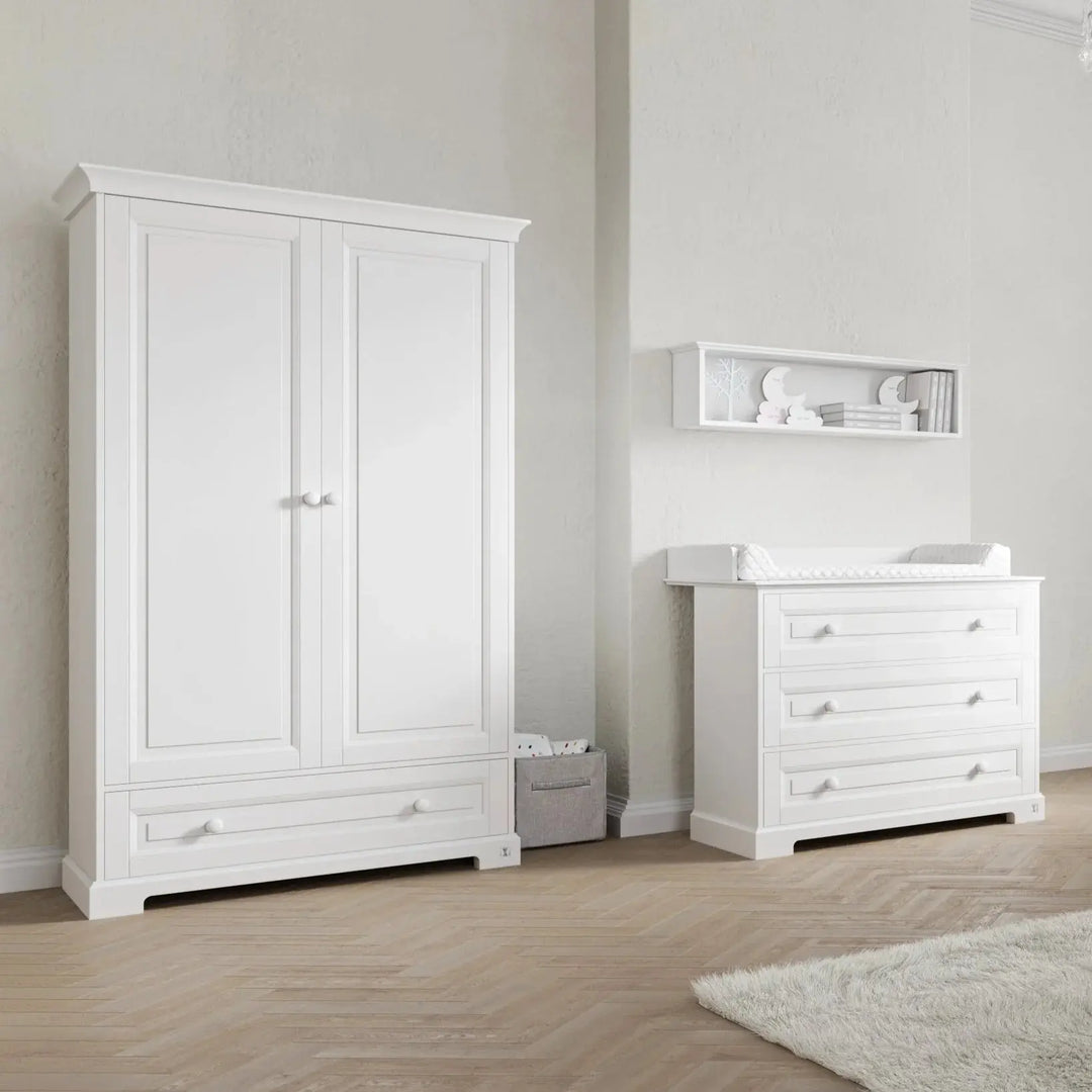Blue Almonds Ltd Wardrobe 2 doors with drawer - Royal LUI & LEI Interiors