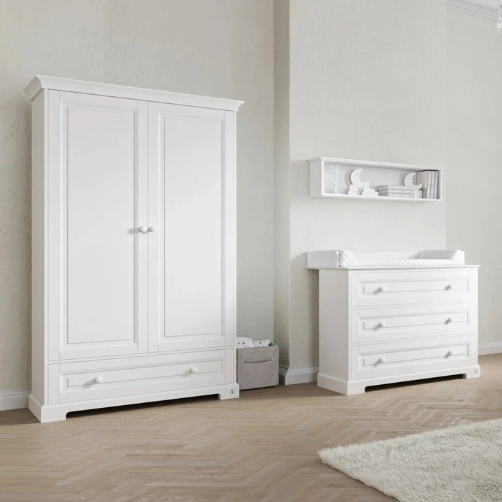 Blue Almonds Ltd Wardrobe 2 doors with drawer - Royal LUI & LEI Interiors