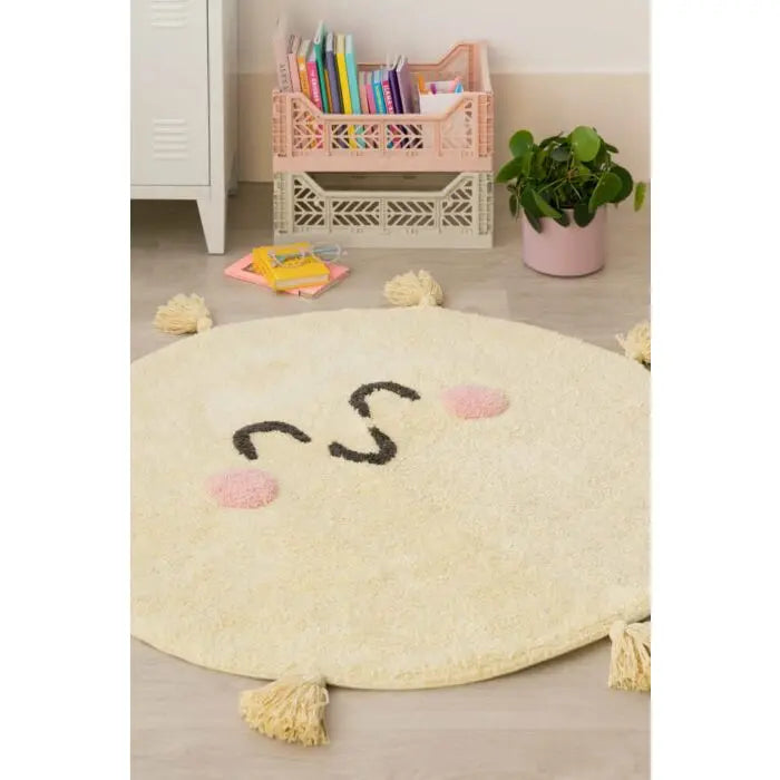 Blue Almonds Ltd Washable Rug You're My Sunshine Lorena Canals