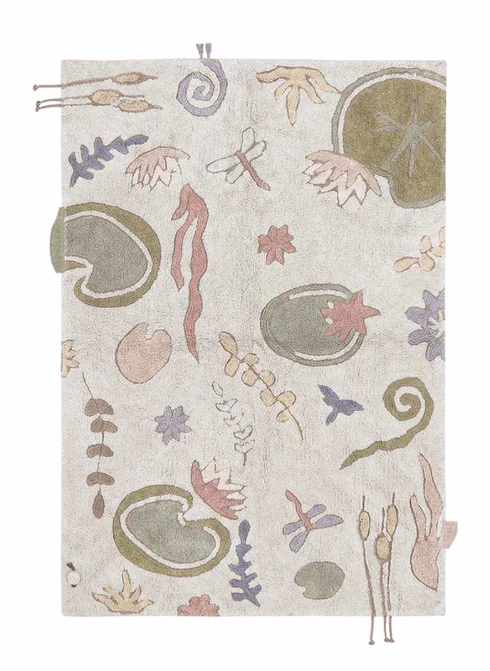 Blue Almonds Ltd Washable cotton play rug "Botanic Fantasy' Lorena Canals