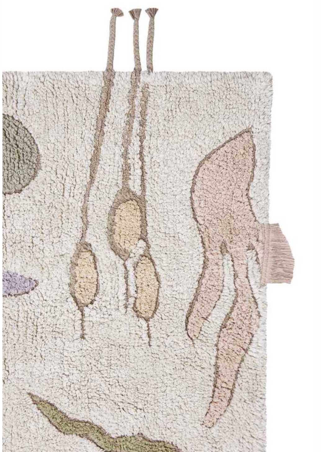 Blue Almonds Ltd Washable cotton play rug "Botanic Fantasy' Lorena Canals