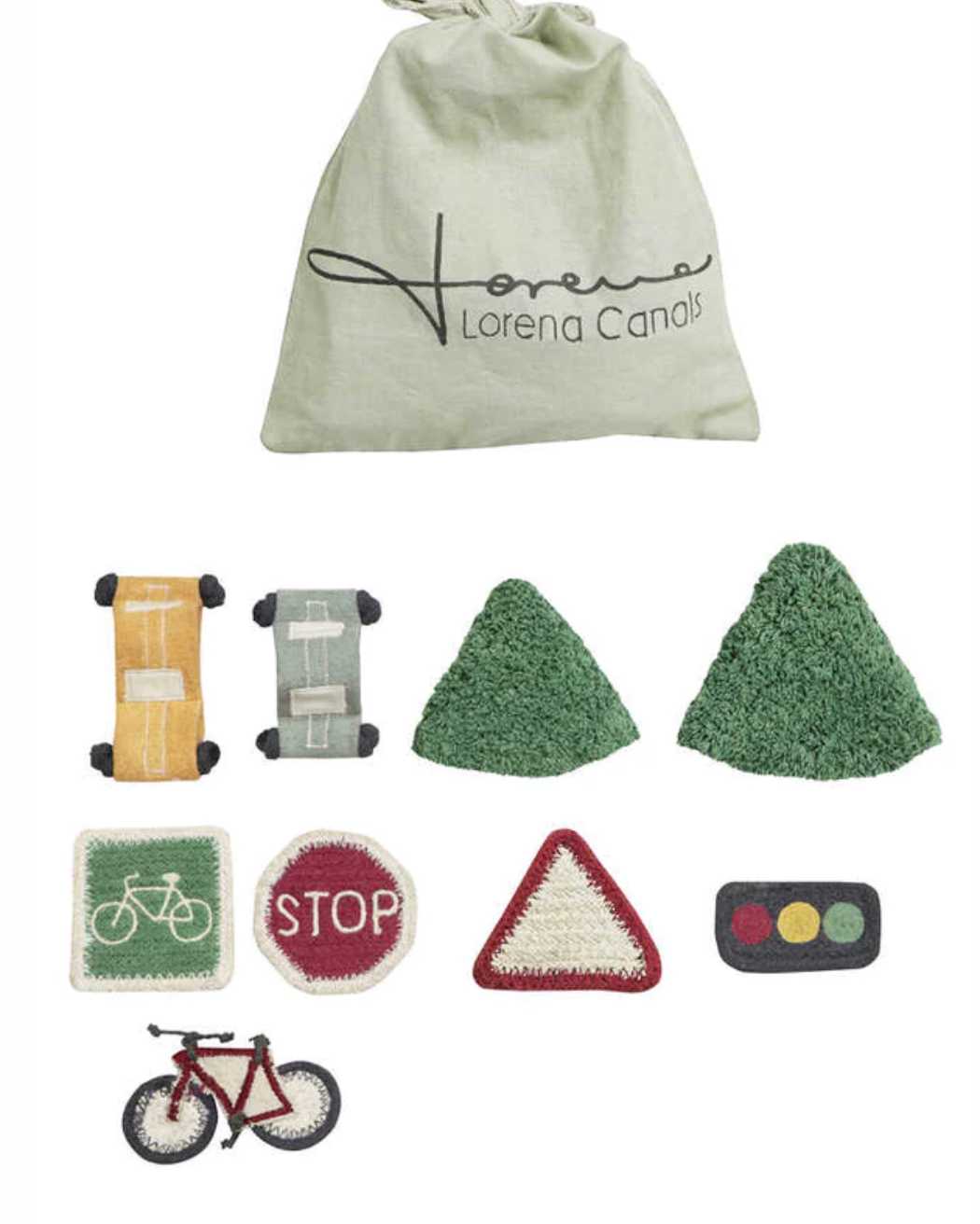 Blue Almonds Ltd Washable cotton play rug "Eco-City" Lorena Canals