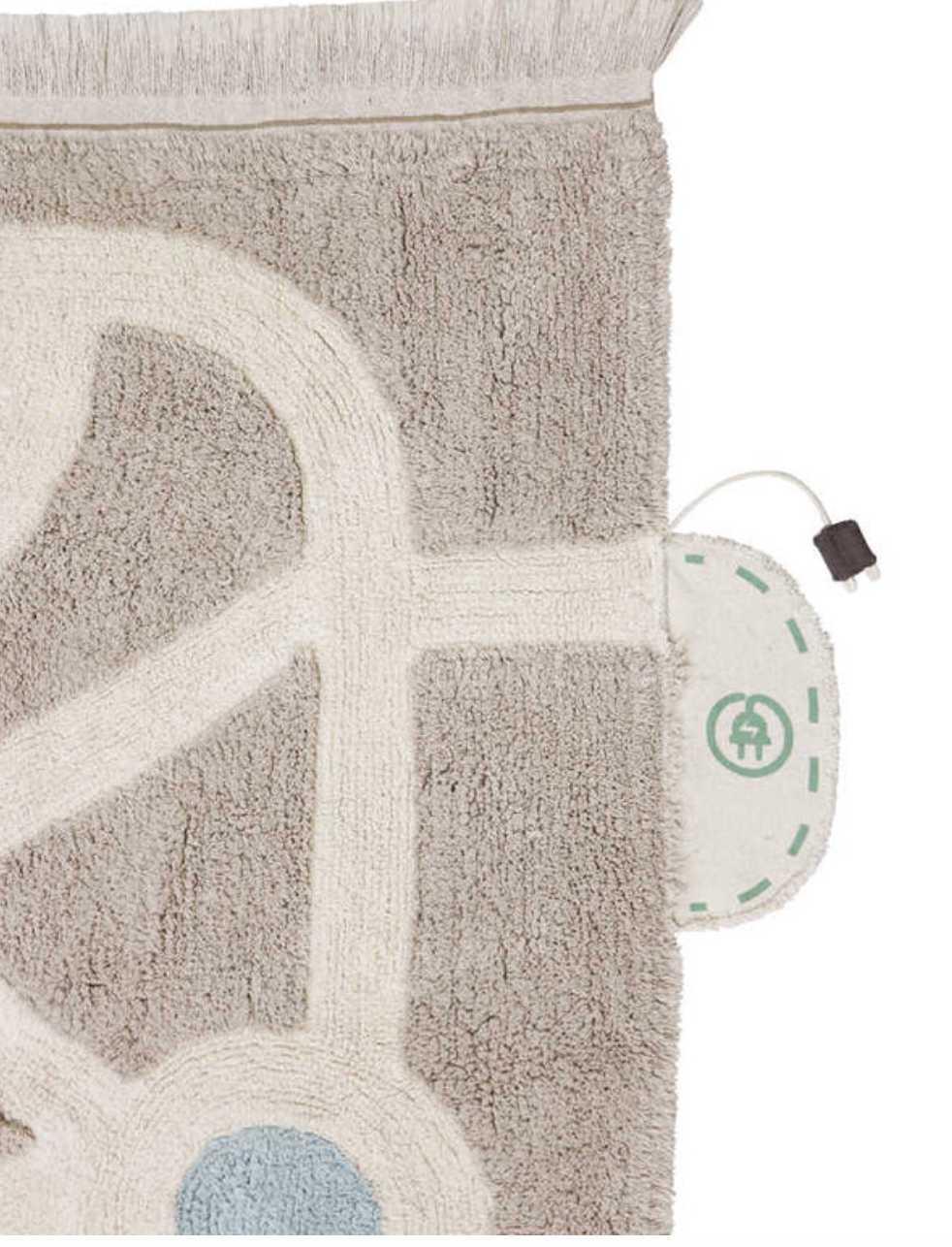 Blue Almonds Ltd Washable cotton play rug "Eco-City" Lorena Canals