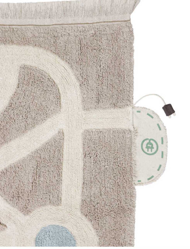 Blue Almonds Ltd Washable cotton play rug "Eco-City" Lorena Canals