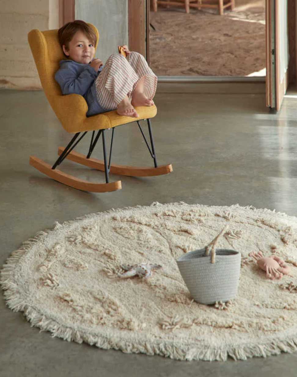 Blue Almonds Ltd Washable cotton play rug "Island" Lorena Canals