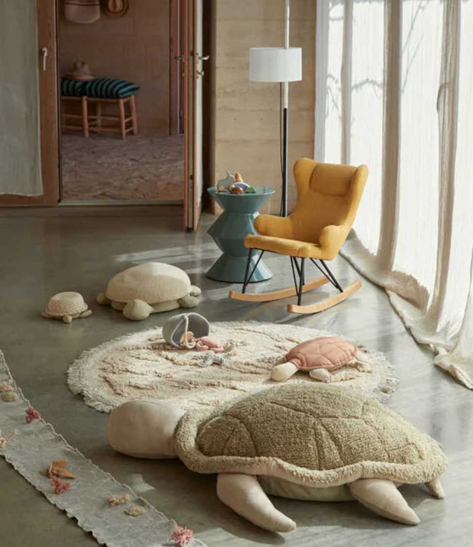 Blue Almonds Ltd Washable cotton play rug "Island" Lorena Canals