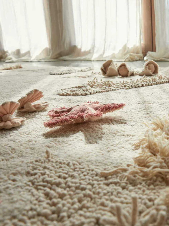 Blue Almonds Ltd Washable cotton play rug "Seabed" Lorena Canals