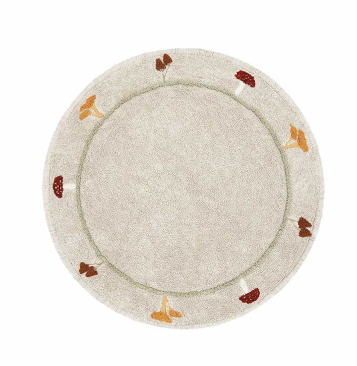 Blue Almonds Ltd Washable cotton rug "Chanterelle" Lorena Canals