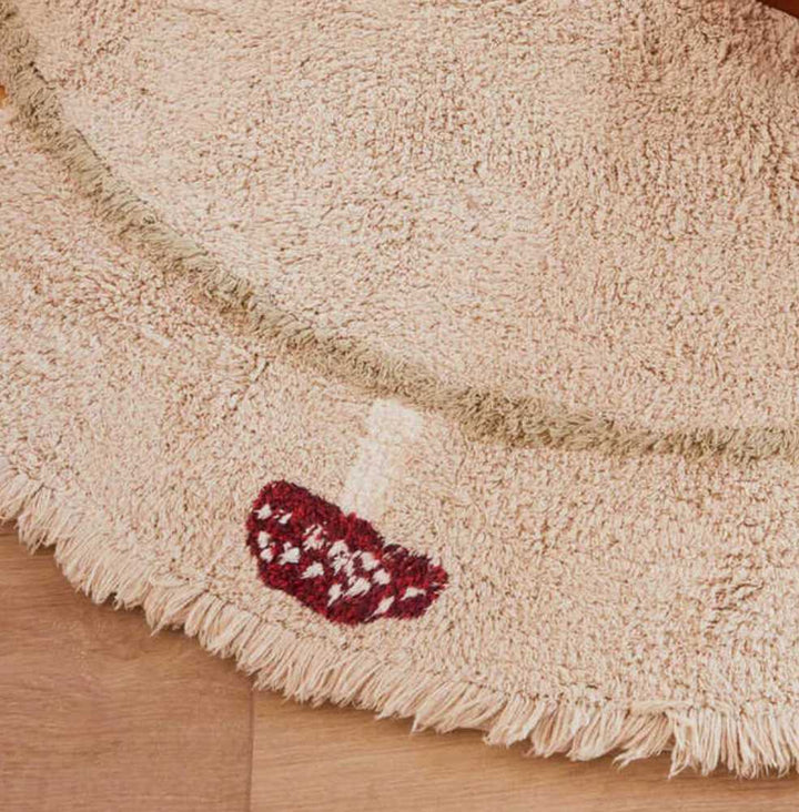 Blue Almonds Ltd Washable cotton rug "Chanterelle" Lorena Canals