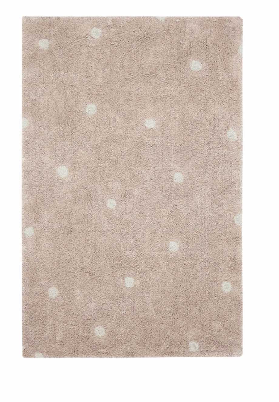 Blue Almonds Ltd Washable cotton rug "Mini Dot Rose" Lorena Canals