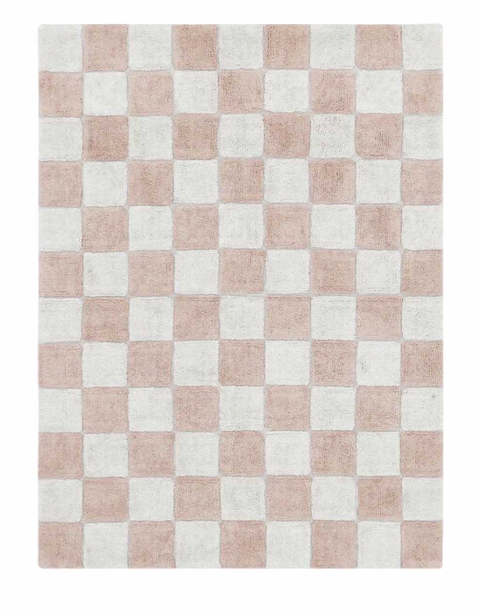 Blue Almonds Ltd Washable cotton rug "Tiles Rose" Lorena Canals