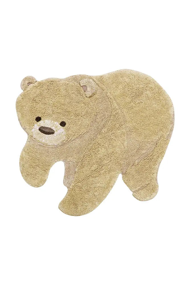 Blue Almonds Ltd Washable cotton rug "Bear" Lorena Canals