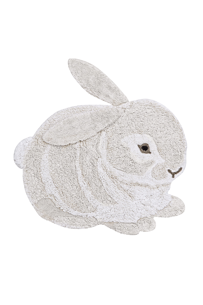 Blue Almonds Ltd Washable cotton rug "bunny" Lorena Canals