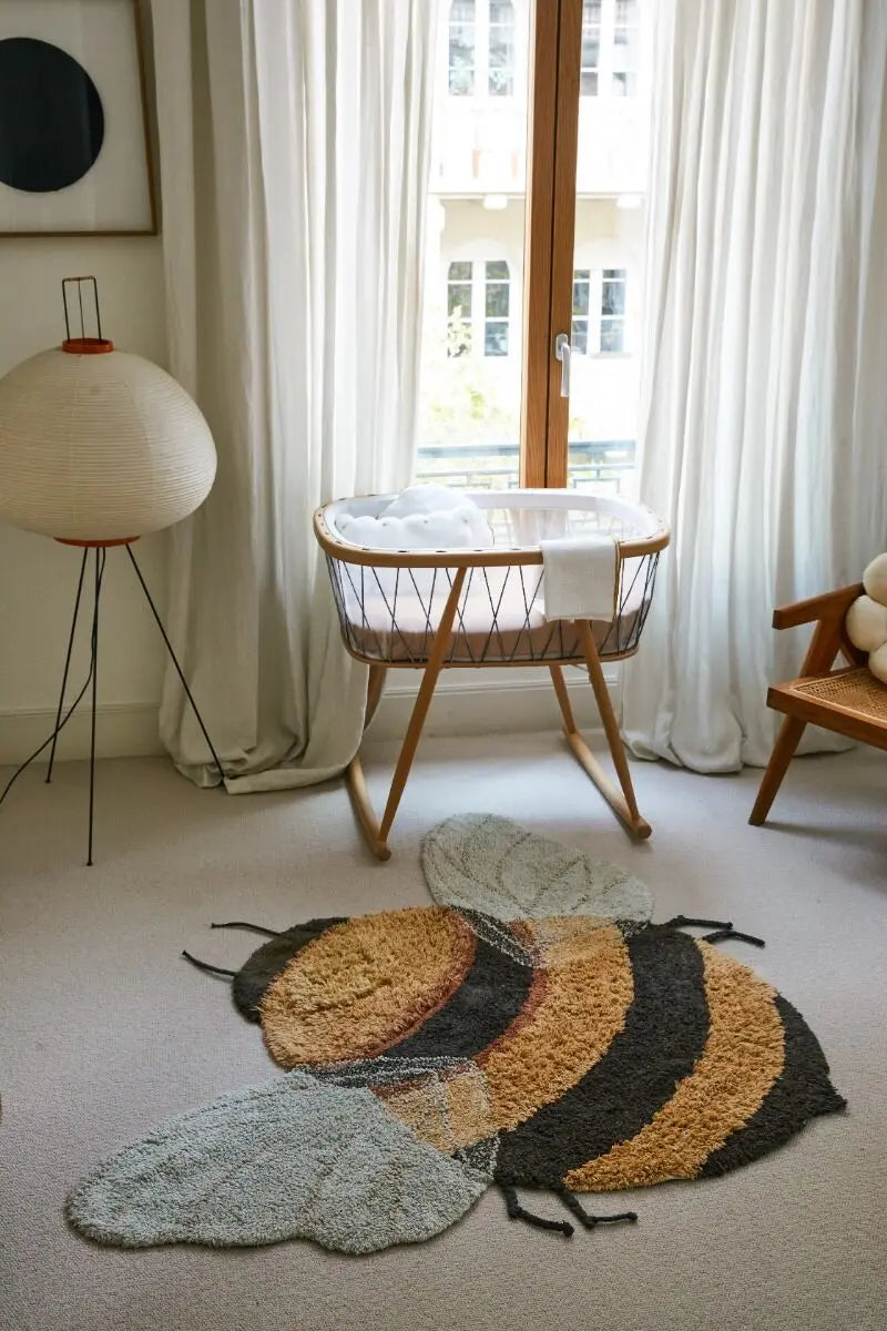 Blue Almonds Ltd Washable rug "Bee" Lorena Canals