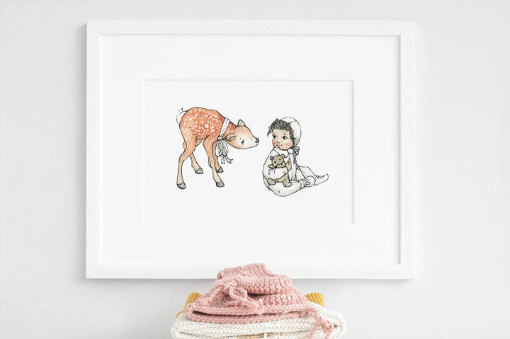 Blue Almonds Ltd "Baby meets deer" Daisy & Bump