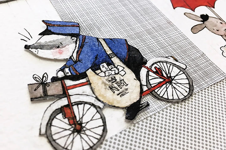 Picture "children's tower bridge" XL-Nursery art-Daisy & Bump-Blue Almonds-London-South Kensington