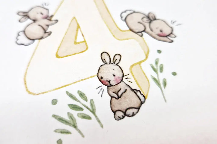 Blue Almonds Ltd Picture "counting to ten" woodland number picture Daisy & Bump