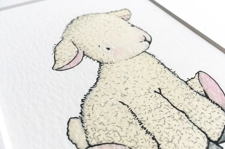 Blue Almonds Ltd Picture "newborn lamb" Daisy & Bump