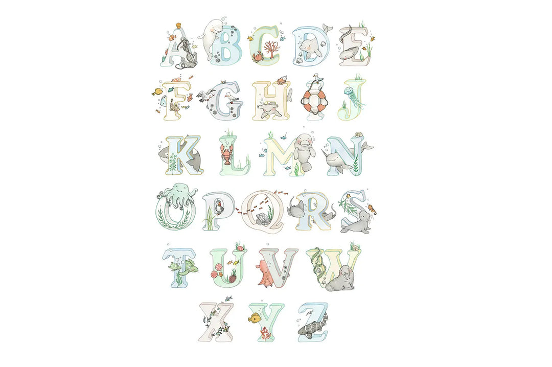 Blue Almonds Ltd Copy of Picture "ocean name" blue Daisy & Bump