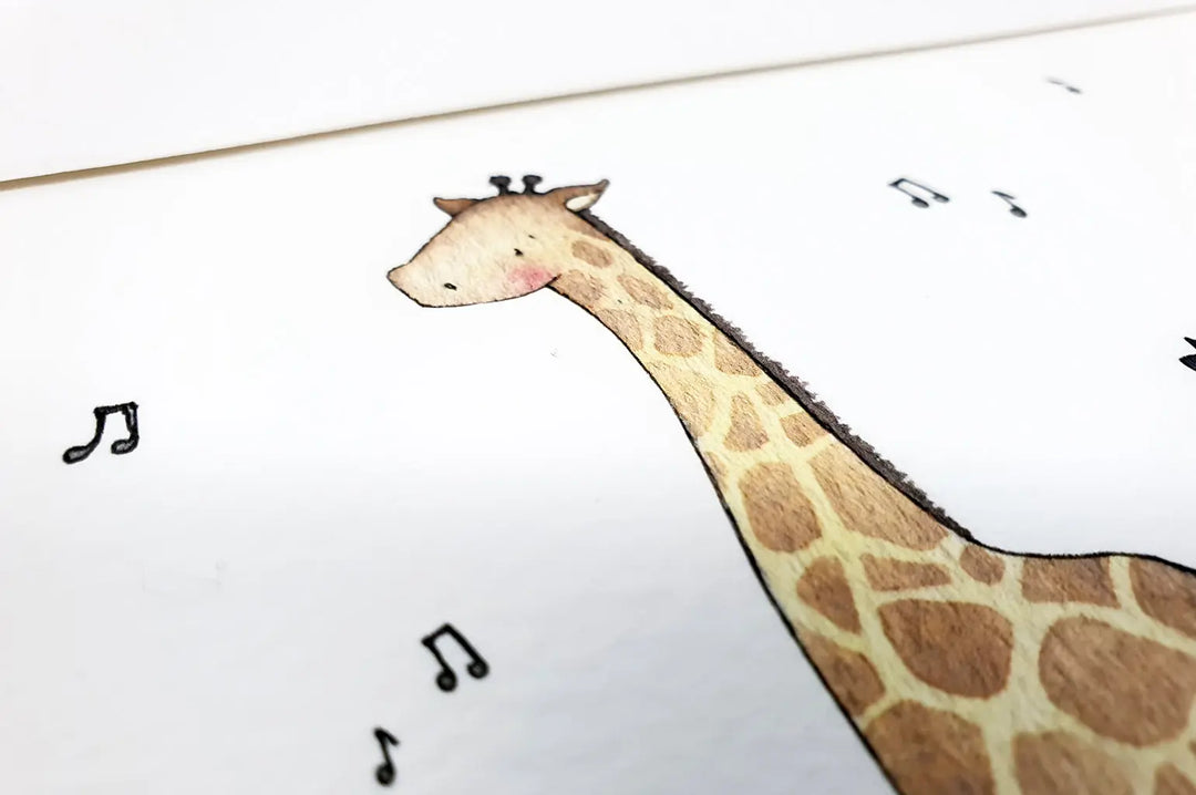 Picture "safari parade"-Nursery art-Daisy & Bump-Blue Almonds-London-South Kensington