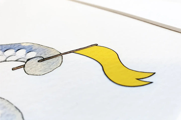 Picture "salty the octopus"-Nursery art-Daisy & Bump-Blue Almonds-London-South Kensington