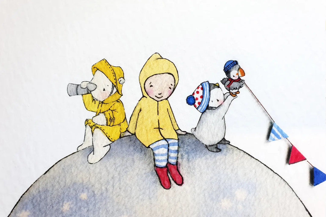 Picture "salty the octopus"-Nursery art-Daisy & Bump-Blue Almonds-London-South Kensington