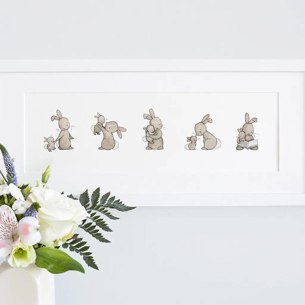 Blue Almonds Ltd Picture "some bunny loves you" Daisy & Bump