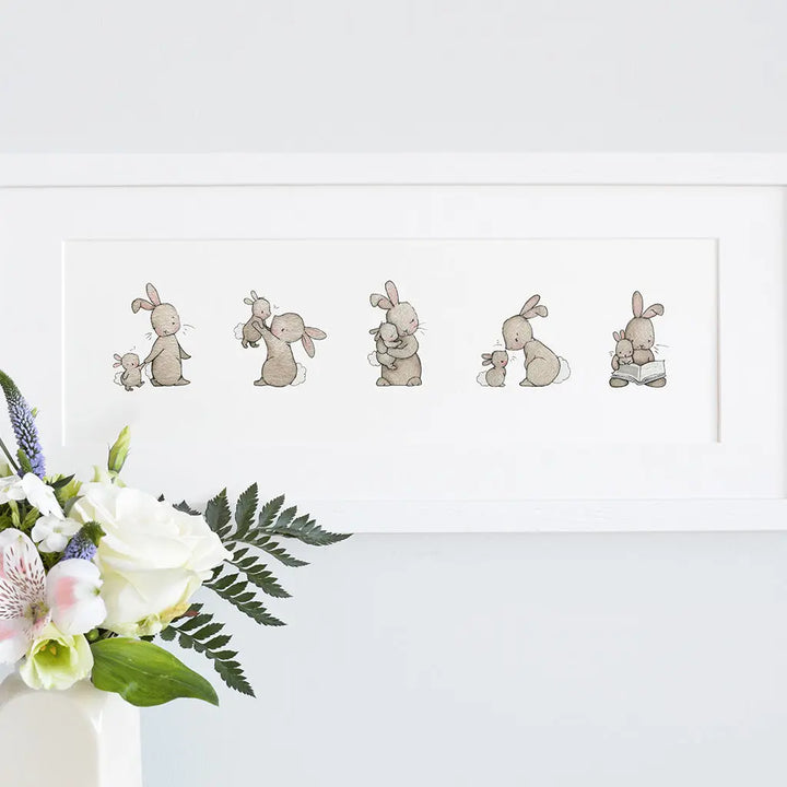 Blue Almonds Ltd Picture "some bunny loves you" Daisy & Bump
