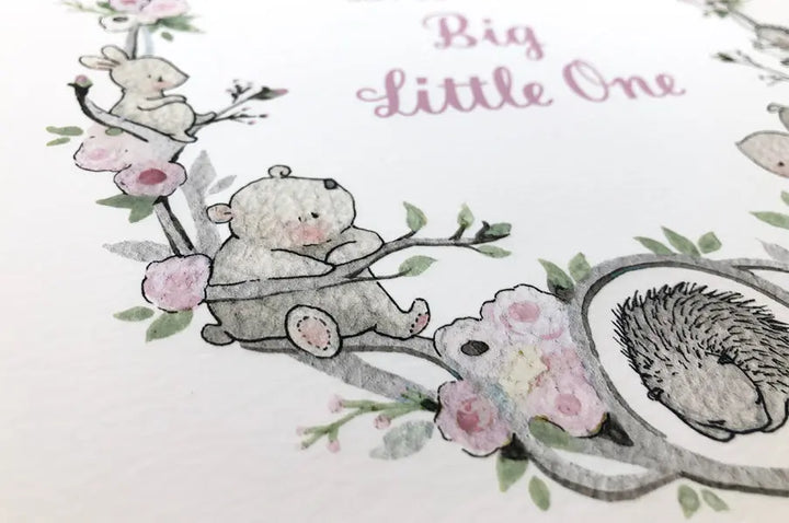 Picture set of 3 "florals"-Nursery art-Daisy & Bump-Blue Almonds-London-South Kensington