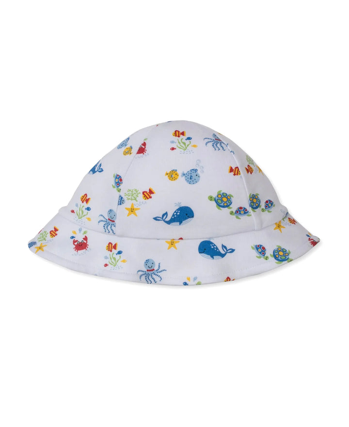 Blue Almonds Ltd Ocean Antics - Sunhat PRT - Multi Blue Kissy Kissy