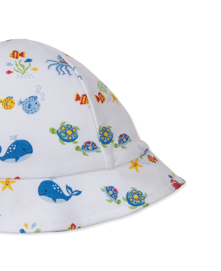 Ocean Antics - Sunhat PRT - Multi Blue