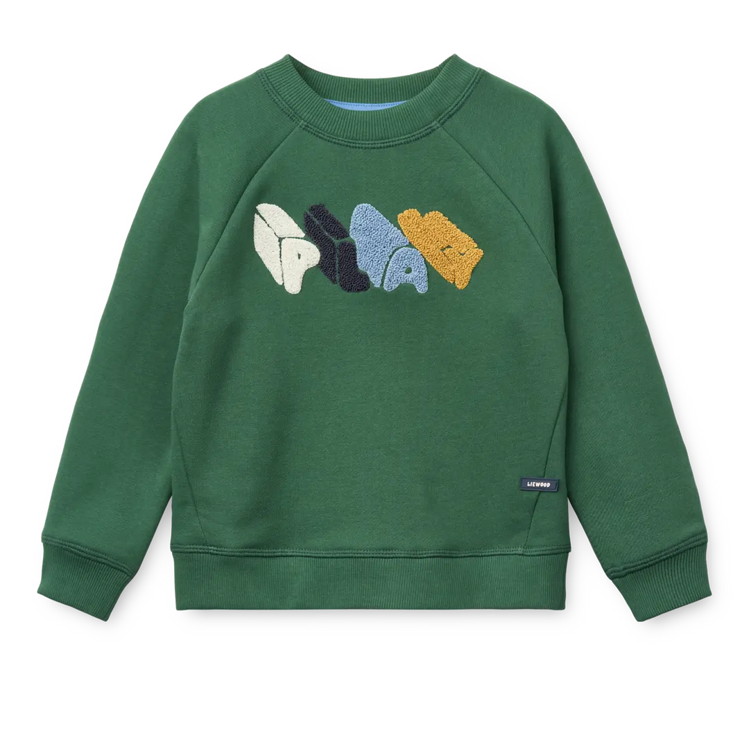 Blue Almonds Ltd Orson Sweatshirt - Play / Garden Green Liewood
