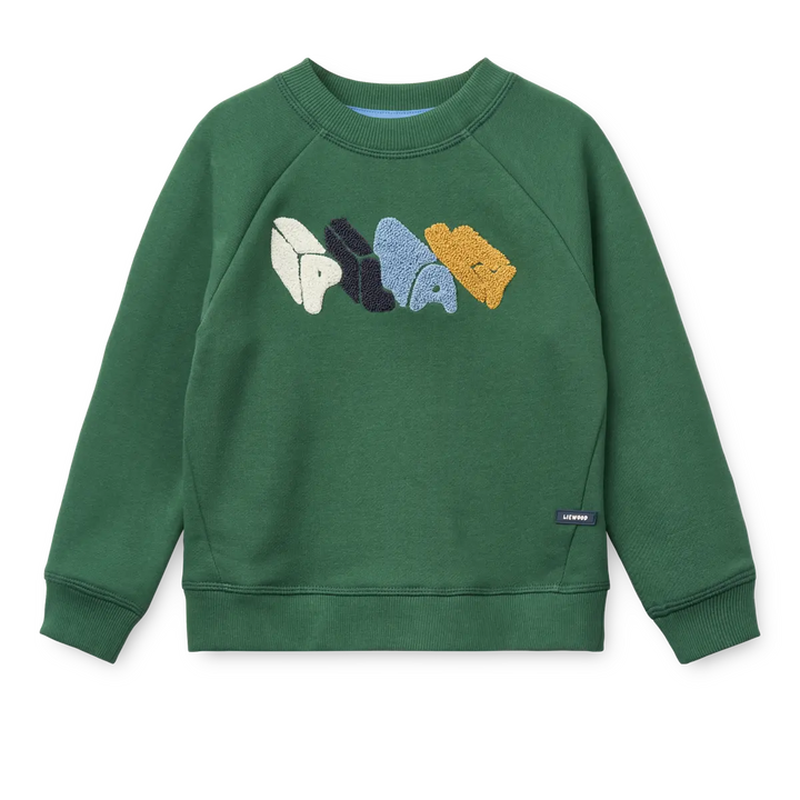 Blue Almonds Ltd Orson Sweatshirt - Play / Garden Green Liewood