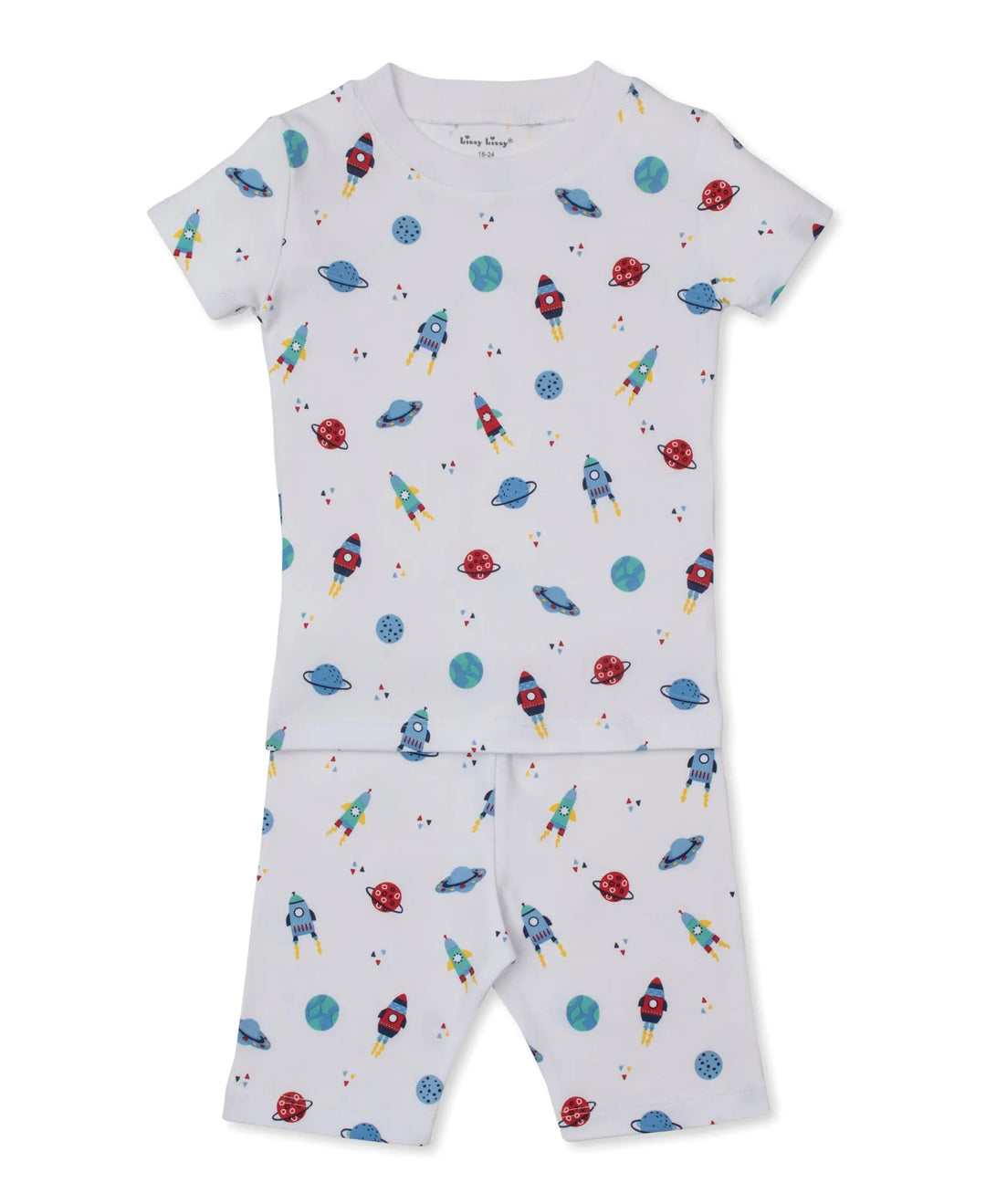 Blue Almonds Ltd PJs Space Dreams - Short PJ Set UK PRT - Multi Kissy Kissy