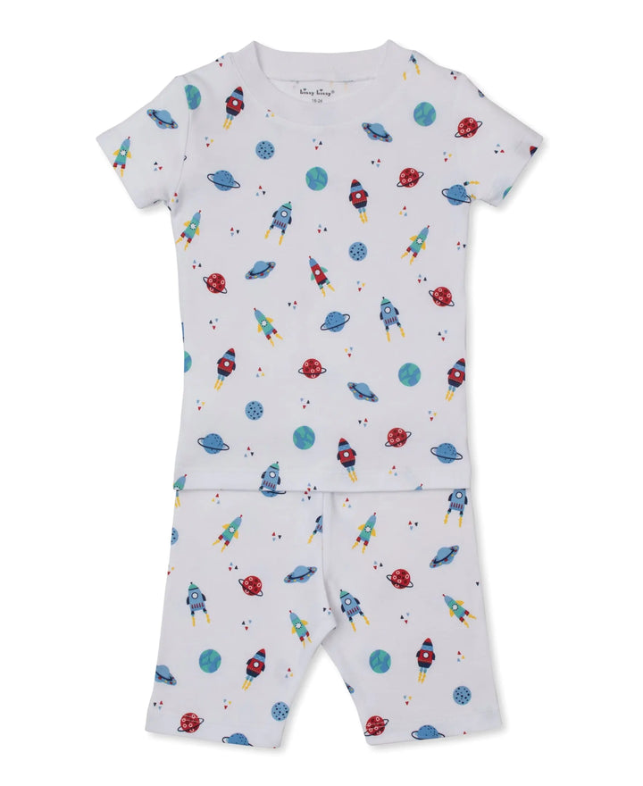Blue Almonds Ltd PJs Space Dreams - Short PJ Set UK PRT - Multi Kissy Kissy