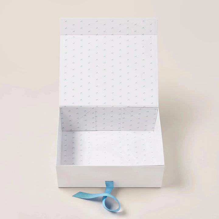 Blue Almonds Ltd Personalised Sheep Baby Gift Set – Pink Blue Almonds