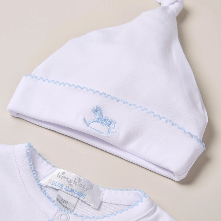 Blue Almonds Ltd Personalised Signature Baby Gift Set – Blue Blue Almonds x Kissy Kissy
