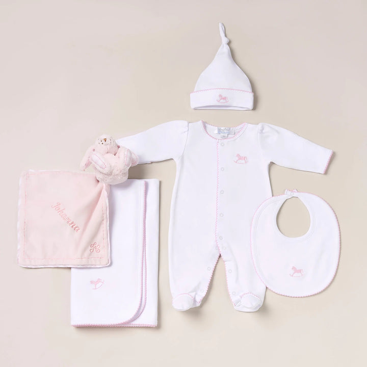 Blue Almonds Ltd Personalised Signature Baby Gift Set – Pink Blue Almonds x Kissy Kissy