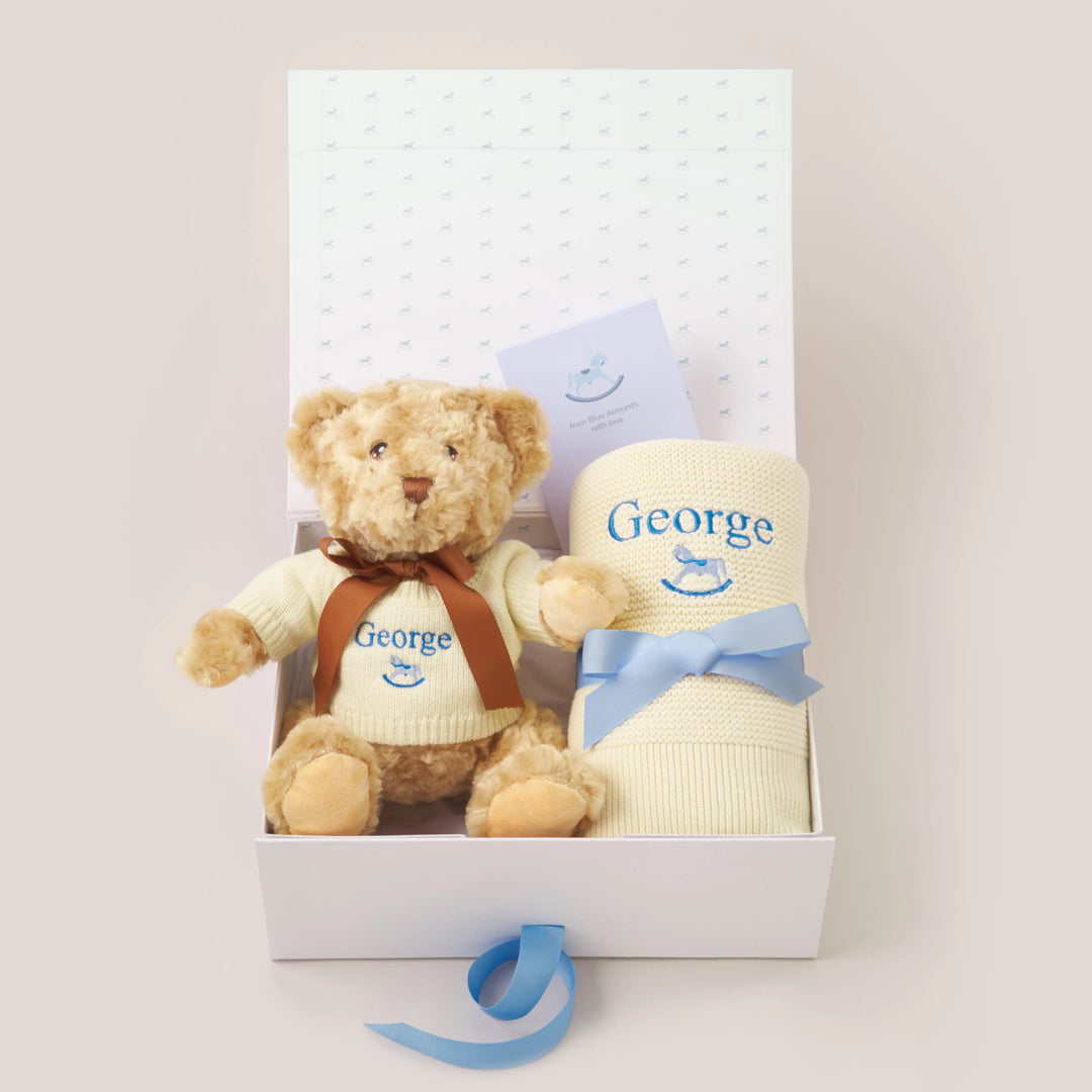 Blue Almonds Ltd Personalised Theodore Heirloom Set Blue Almonds