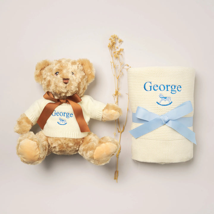 Blue Almonds Ltd Personalised Theodore Heirloom Set Blue Almonds